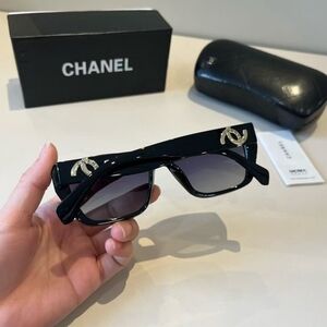 Chanel Square Black Sunglasses
